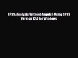[PDF] SPSS: Analysis Without Anguish Using SPSS Version 12.0 for Windows Download Full Ebook