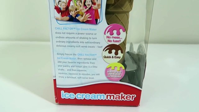 Chill Factor Ice Cream Maker DIY Easy Make Your Own Ice Cream Play Kit!