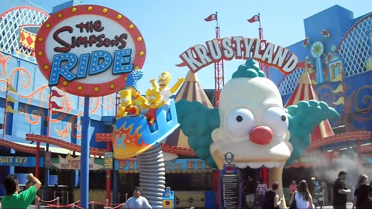 The Simpsons Ride in (HD) - Universal Studios Hollywood