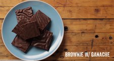CHOCOLATE BROWNIES WITH GANACHE - Raw. Vegan. Not Gross-Recipes