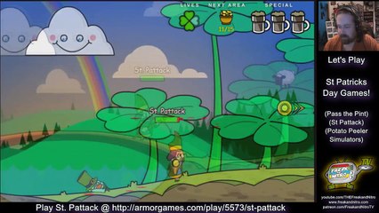 FIGHTS, DRINKS & POTATOES! | Let's Play St Patricks Day Games!