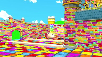 Humpty Dumpty Sat On A Wall | Cartoon Nursery Rhymes | Kids Songs
