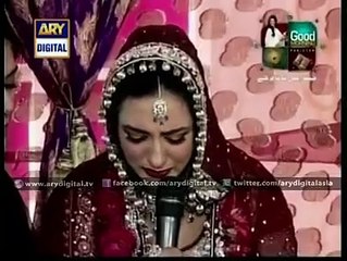 Nida yasir and all audience cant control their emotions and eyes on a song muje itna pyar na do baba