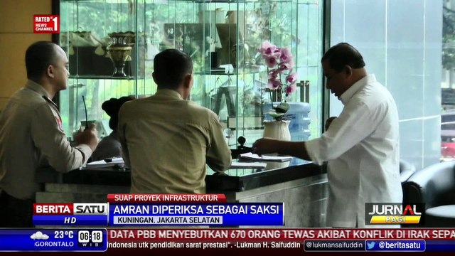 KPK Periksa Amran Terkait Korupsi Infrastruktur Kemen PUPR 2016