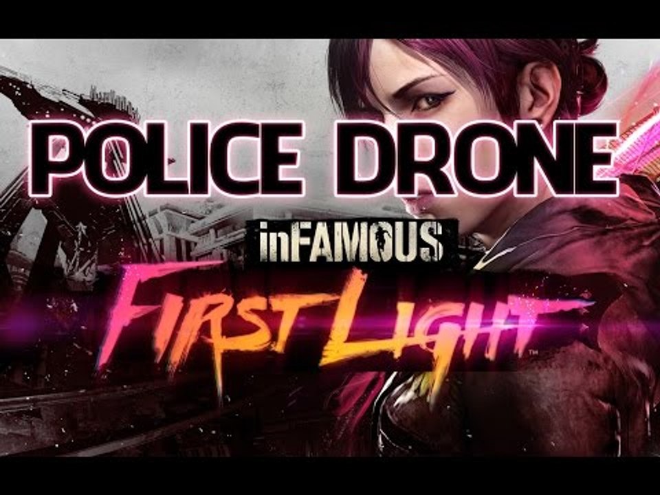 infamous First Light Police Drone Challenge Completed Playstation 4 Part 12