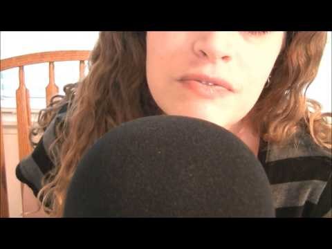 ASMR Ear To Ear Inaudible/Unintelligible Whispering + Mouth Sounds + Playing With Hair
