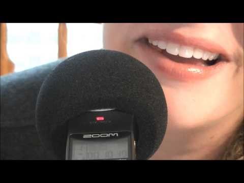 ASMR Up-Close Ear To Ear Chewing Gum + Inaudible/Unintelligible Whispering + Mouth Sounds