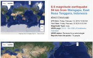 6.5 magnitude earthquake Indonesia 2-12-2016 earthquake today 6.5 magnitude