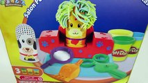 Play Doh Fuzzy Pet Salon Animal Activities Playset! Grow, Style, and Groom Your Pets Hair!