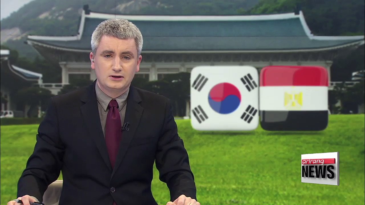 President Park holds summit talks with Egyptian president El-Sisi