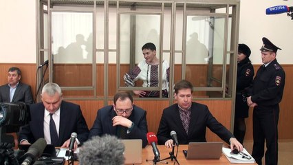 Ukraine pilot threatens hunger strike, Russia seeks 23 year term
