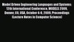 Read Model Driven Engineering Languages and Systems: 12th International Conference MODELS 2009