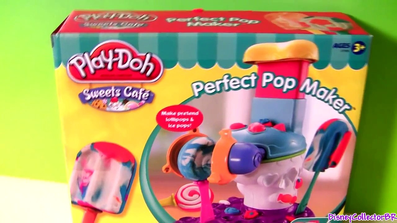 Play Doh Perfect Pop Maker Playset Sweet Shoppe Cafe Lollipops & Popsicles Review by Disneycollector