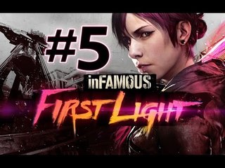 inFamous First Light Walkthrough Gameplay Part 5 -Akurans Strike Back + Brent  Playstation 4