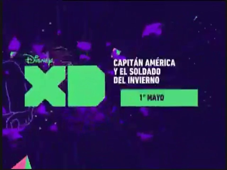 PROMO "CAPITÁN AMÉRICA Y EL SOLDADO DEL INVIERNO" (PODER MARVEL - 1-5-2016) EN DISNEY XD - NUEVO LOGO