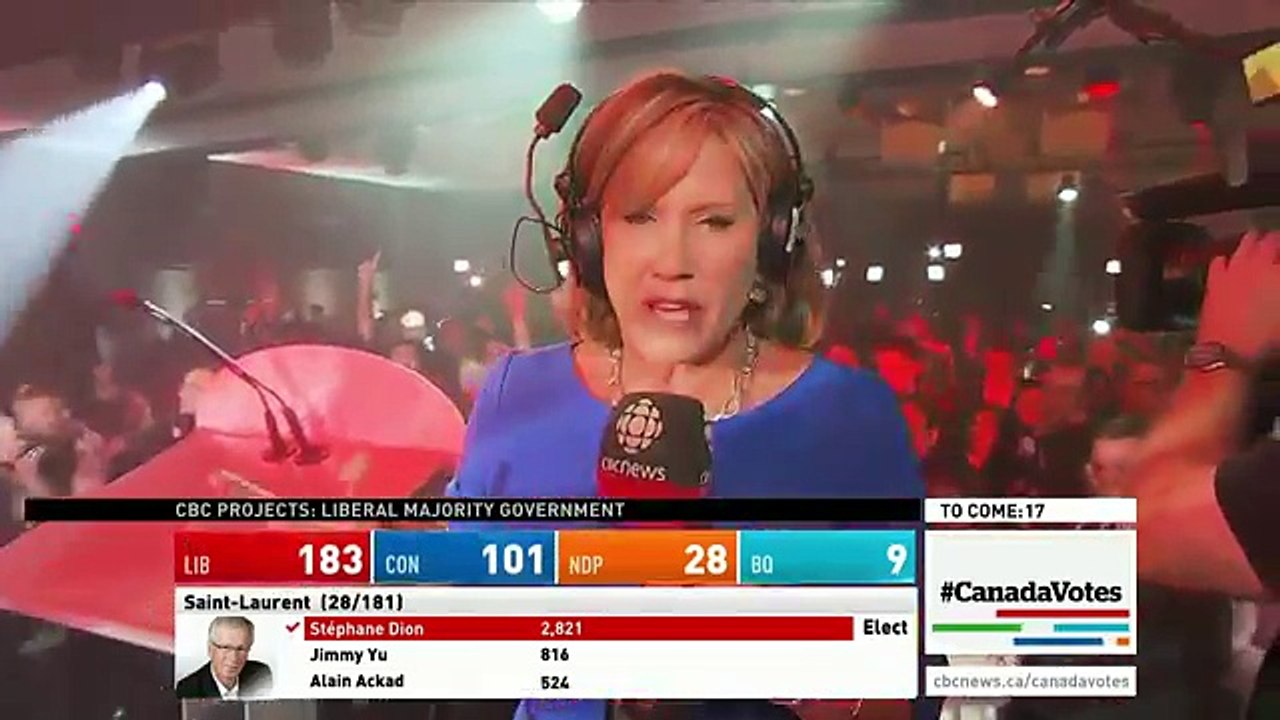 WATCH LIVE Canada Votes CBC News Election 2015 Special 258