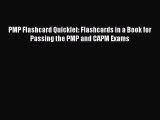 [Read book] PMP Flashcard Quicklet: Flashcards in a Book for Passing the PMP and CAPM Exams