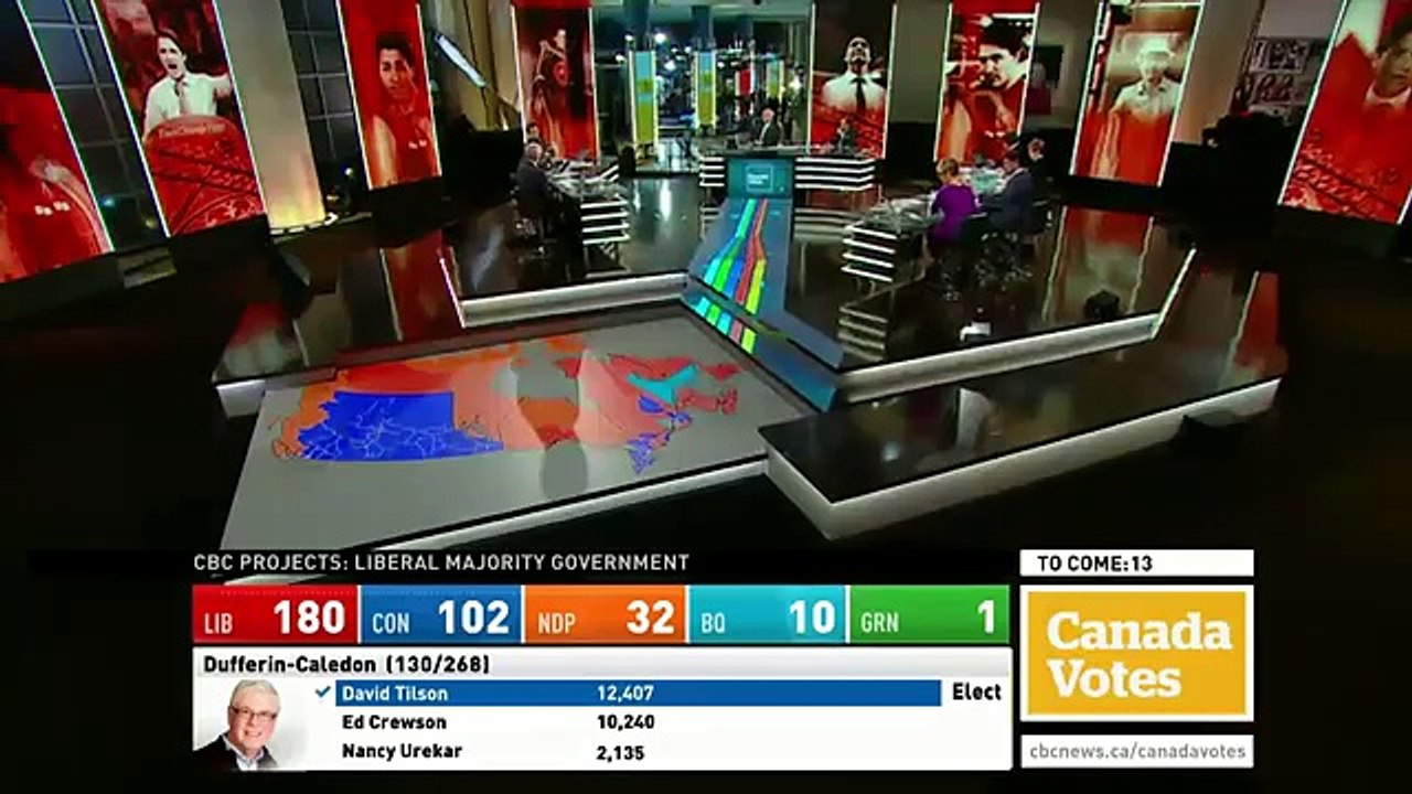 WATCH LIVE Canada Votes CBC News Election 2015 Special 262