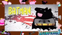 BATMAN V SUPERMAN  PEPPA PIG Y SU FAMILIA SE DISFRAZAN EN SUPER HEROES   VIDEOS PARA NIÑOS   VIDEOS