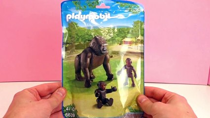 Gorilla Baby de Playmobil – Vie dune famille de primates – Animaux sauvages dAfrique Unb