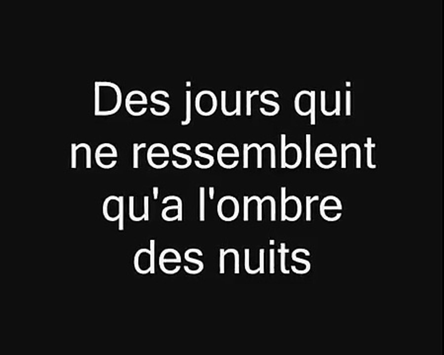 Damien Saez ☆ ☆ Que tout est noir..