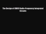 [Read Book] The Design of CMOS Radio-Frequency Integrated Circuits  EBook