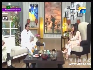 Nadia Khan Show - 19th April 2016 - Part 1 -Spcial With Mustafa Qureshi And Shafqat Cheema