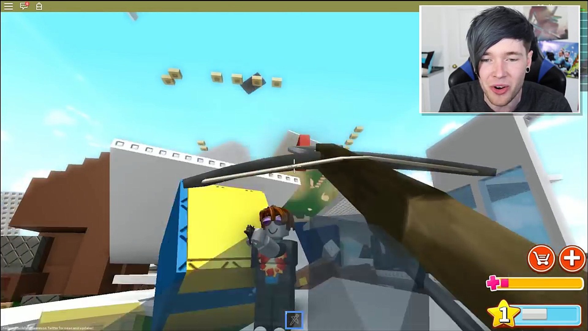 Attacked By A Giant Roblox Video Dailymotion - dantdm plays roblox jaws