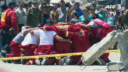 Terremoto no Equador: esperança em meio à destruição