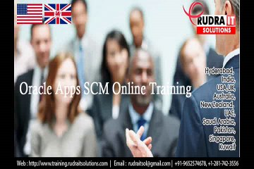 Oracle Apps  SCM Online Training in Hyderabad