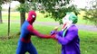Spiderman vs Joker in Real Life! Superhero Fun & Battle Death Match! [HD, 720p]