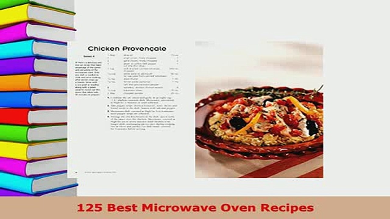 PDF  125 Best Microwave Oven Recipes Download Online