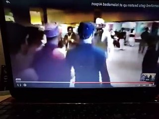 Junaid Jamshaid Beaten On Islamabad Airport (98) - YouTube