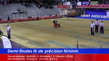 Demi-finales tir de précision féminin, 2eme passage, France Tirs, Sport Boules, Dardilly 2016