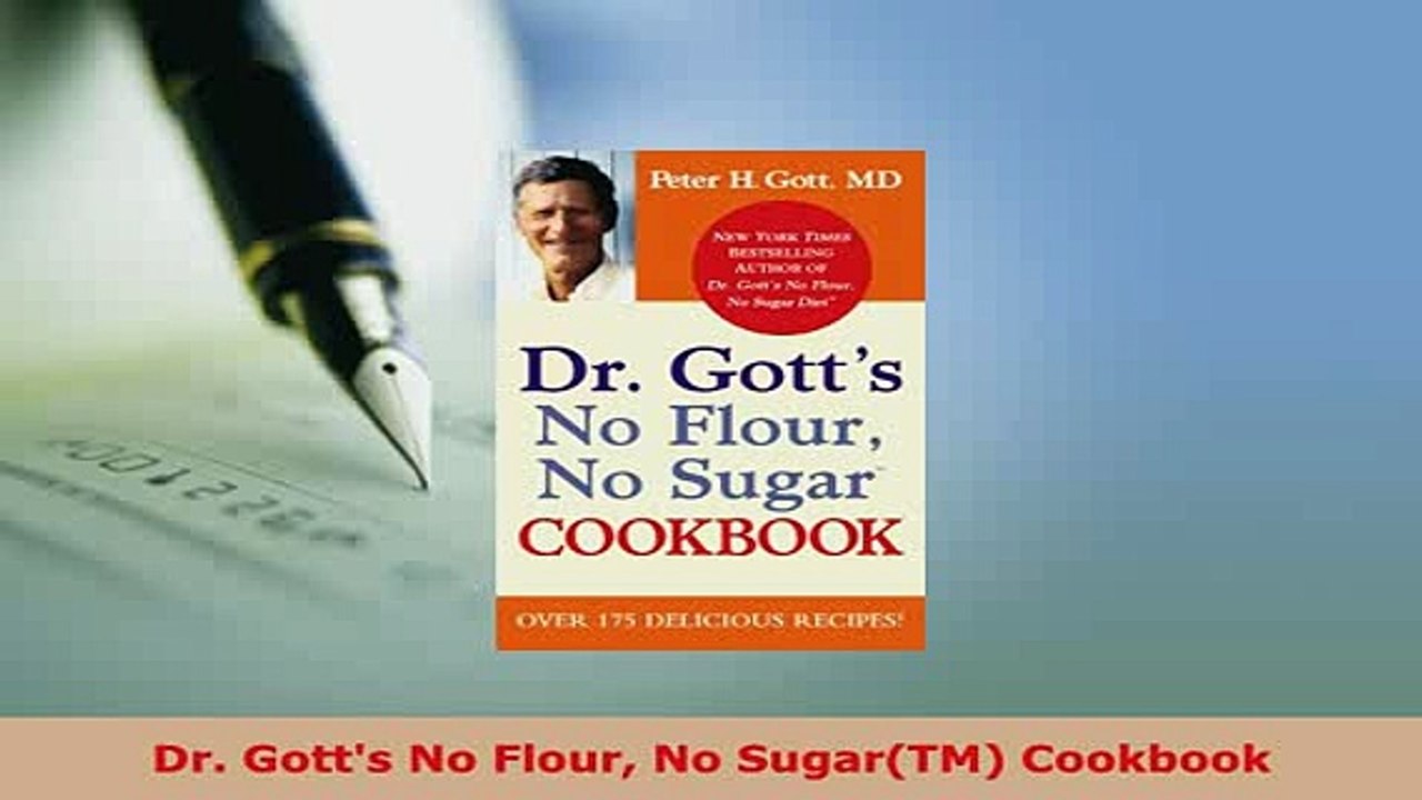 PDF  Dr Gotts No Flour No SugarTM Cookbook Free Books