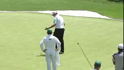 Golf Ernie Els Putting Disasr Masrs Augusta 2016