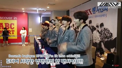 [23.09.2015] U10TV 5. Bölüm - UP10TION'ın İlk İmza Etkinliği Sahne Arkası (Türkçe Altyazılı)