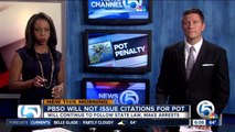 PBSO will not issue citations for pot