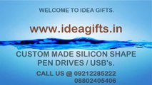 Custom Made Shapes Silicon / PVC Pen Drives / USB Thumb Drives Manufacturers In India.