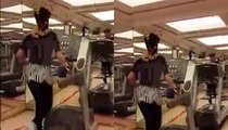 Qandeel Baloch While Exercising in GYM