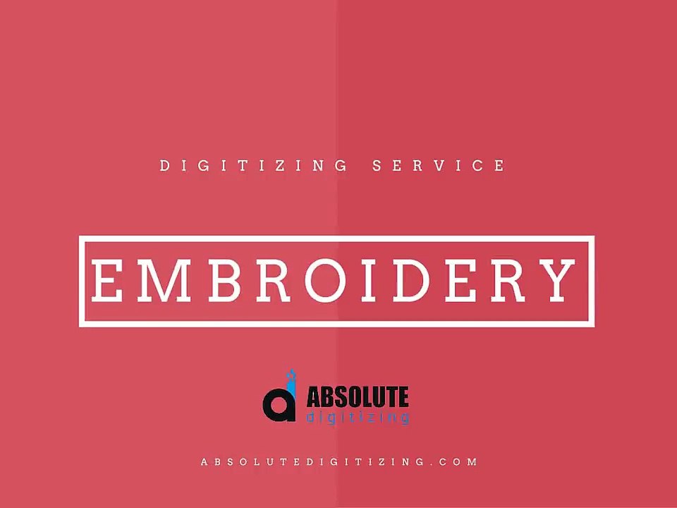 Embroidery Digitizing Services- Customized embroidery