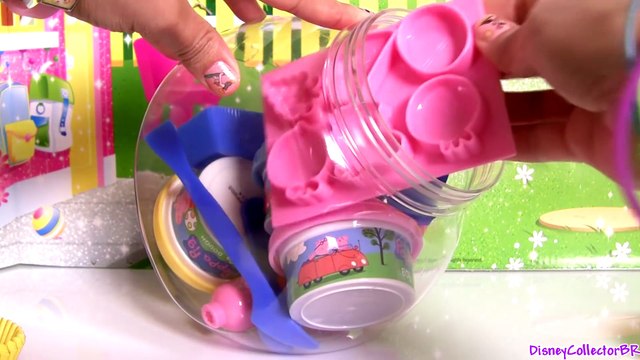Play Doh Peppa Pig Cupcake Maker NEW Dough Candy Container Playset by Fun Toys Collector