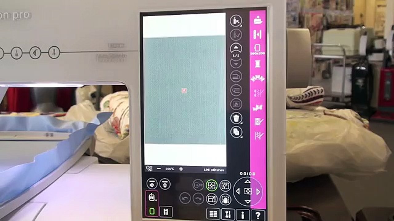 Pfaff Creative Sensation Pro, class 2 embroidery 131