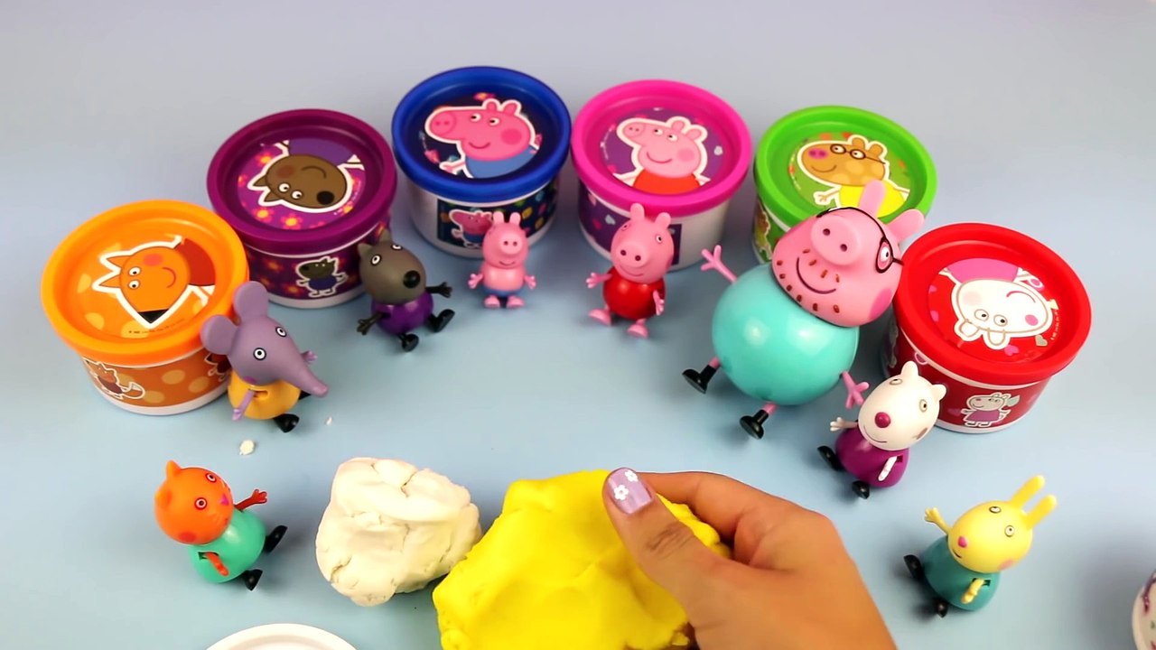 Peppa Pig Doug Set, Play Doh Sweet Creations with Peppa Pig Toys, Playdough Video