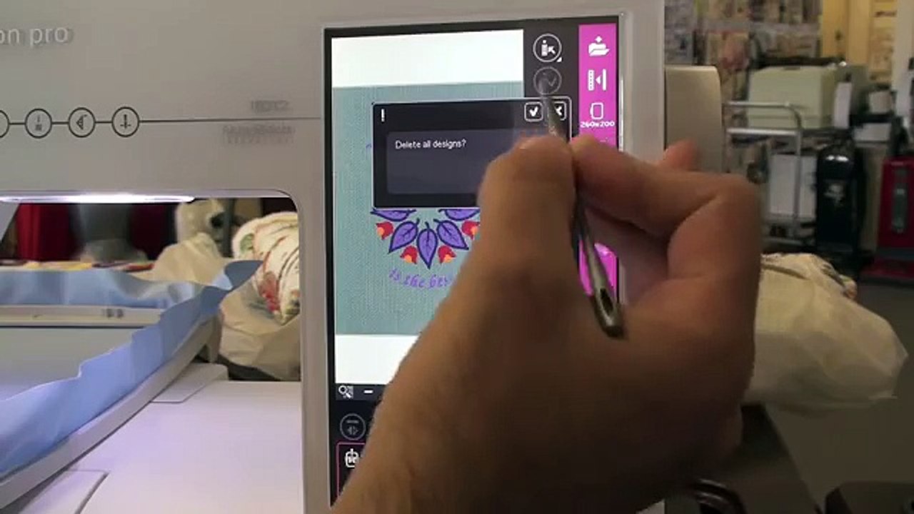 Pfaff Creative Sensation Pro, class 2 embroidery 132