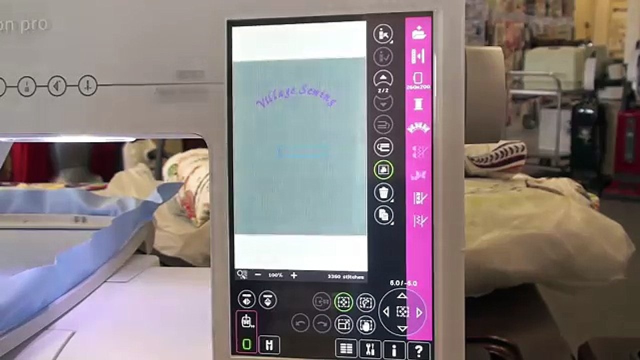 Pfaff Creative Sensation Pro, class 2 embroidery 137