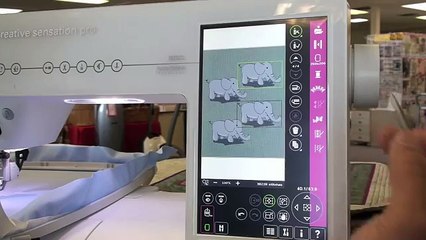 Pfaff Creative Sensation Pro, class 2 embroidery 149