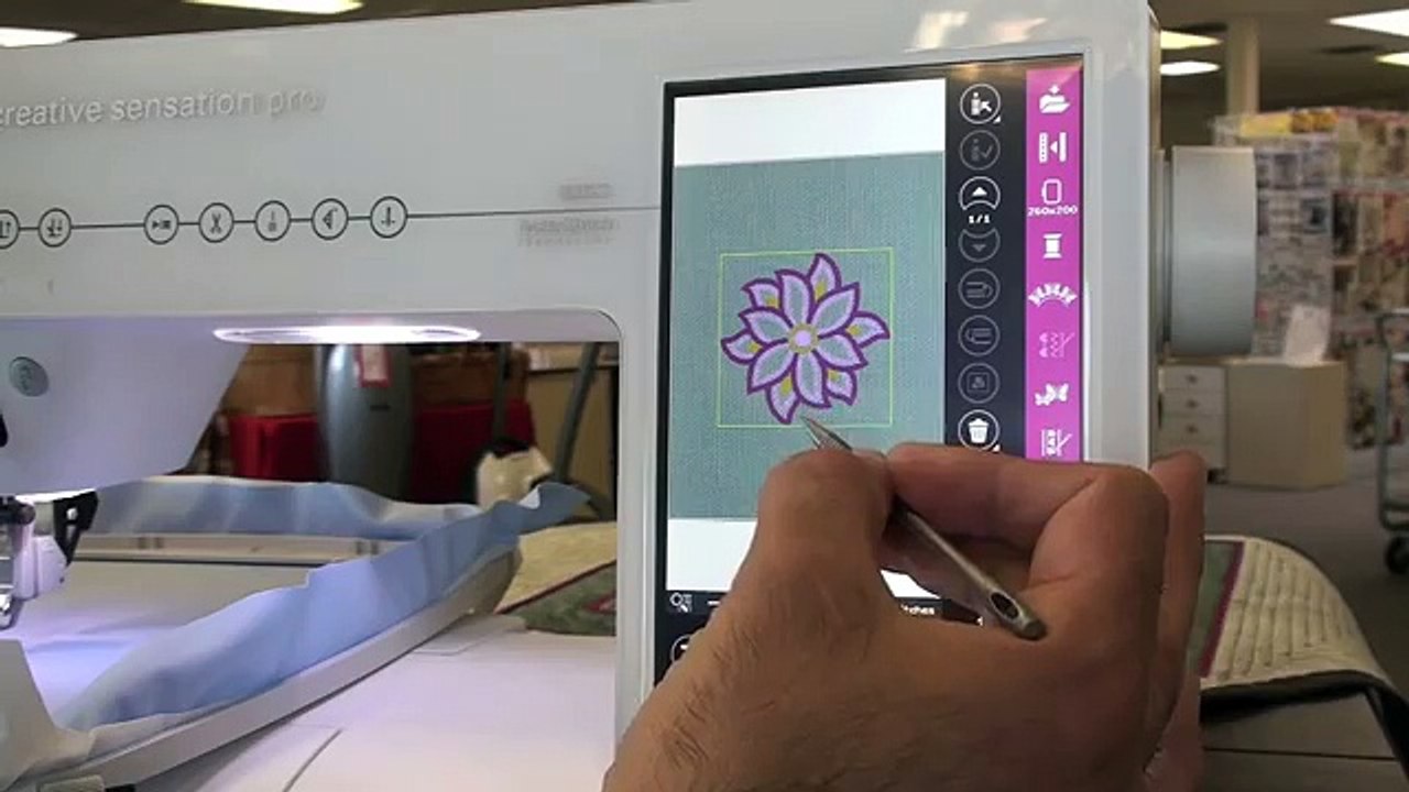 Pfaff Creative Sensation Pro, class 2 embroidery 163