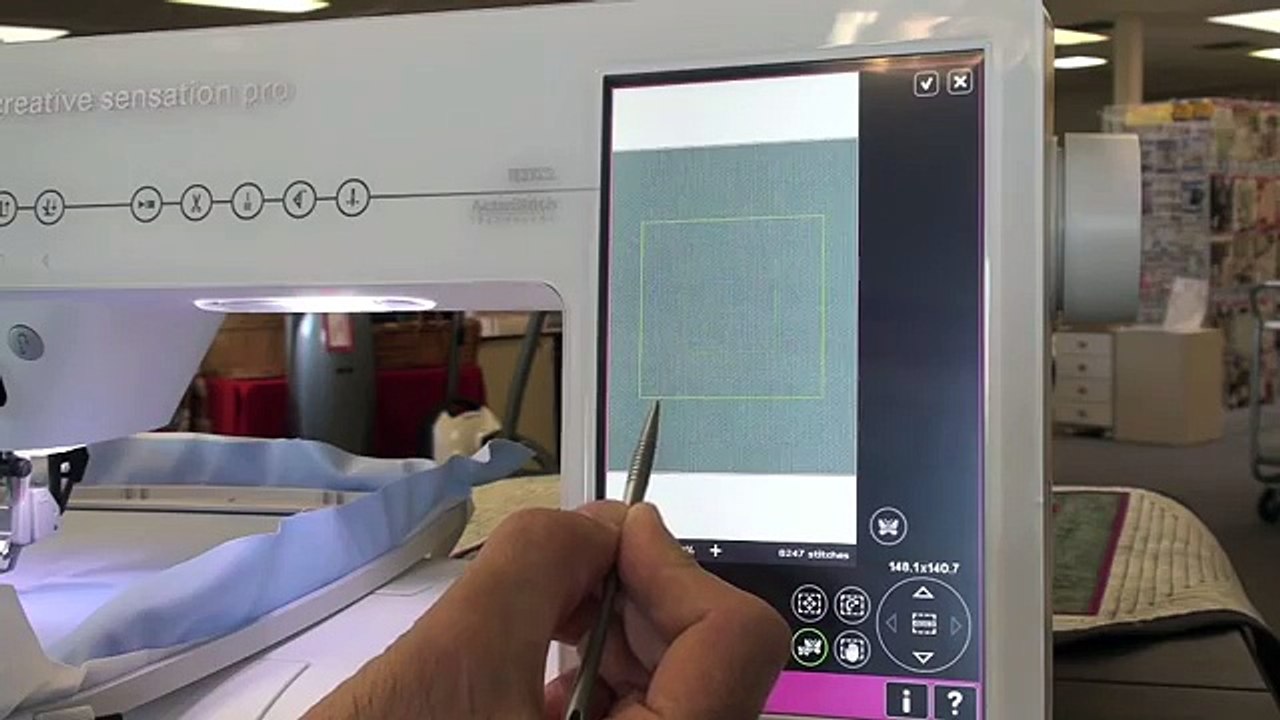Pfaff Creative Sensation Pro, class 2 embroidery 183