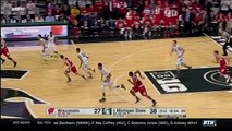 Michigan State at Wisconsin - Mens Basketball Highlights